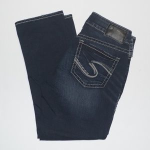 Silver Suki Capri Womens Jeans Size 27